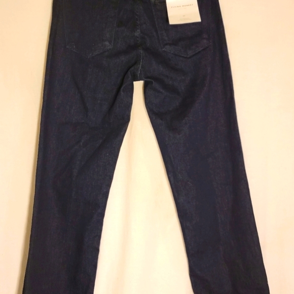 Flying Monkey Black Label Jeans Black and Blue Cropped Stretch sz 25 - Picture 2 of 11